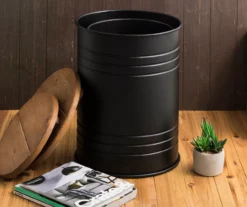 Farmhouse Barrel Storage Stools, 2-Pack -Garden Oasis 810528258 8