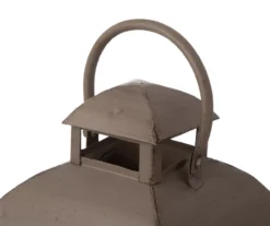 Whitewash Open Frame 2-Piece Candle Lantern Set -Garden Oasis 810528357 4