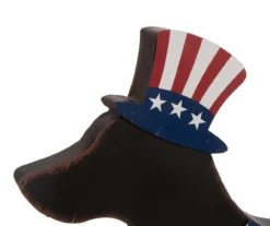 "Welcome" 2-Sided Patriotic Dachshund Decor -Garden Oasis 810529864 3