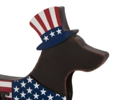 "Welcome" 2-Sided Patriotic Dachshund Decor -Garden Oasis 810529864 6