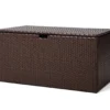 Brown 140-Gallon All-Weather Wicker Storage Deck Box -Garden Oasis 810530854 A0 1