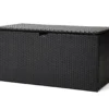 Black 140-Gallon All-Weather Wicker Storage Deck Box -Garden Oasis 810530855 A0 1