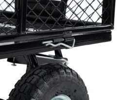 4 Cu. Ft. Black 4-Wheel Steel Mesh Utility Garden Cart -Garden Oasis 810537282 6