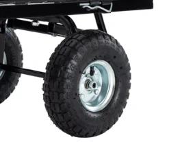 4 Cu. Ft. Black 4-Wheel Steel Mesh Utility Garden Cart -Garden Oasis 810537282 7