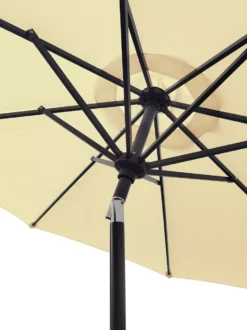 9' Beige Breeze Tilt Market Patio Umbrella -Garden Oasis 810540692 3