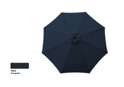 9' Navy Blue Tilt Market Patio Umbrella -Garden Oasis 810540693 2