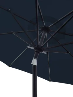 9' Navy Blue Tilt Market Patio Umbrella -Garden Oasis 810540693 3
