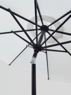 9' Simply White Tilt Market Patio Umbrella -Garden Oasis 810540694 3