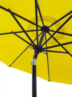 9' Sunflower Yellow Tilt Market Patio Umbrella -Garden Oasis 810540695 3