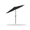 9' Raven Black Tilt Market Patio Umbrella