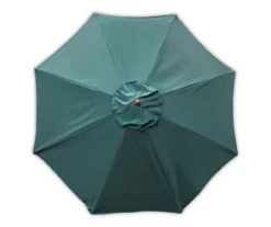 9' Green Wood Market Patio Umbrella -Garden Oasis 810540702 2