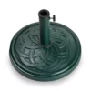Gaelen Green Round Scrollwork Umbrella Base -Garden Oasis 810540710