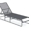 Nyla Charcoal Adjustable Wicker Chaise Patio Lounge -Garden Oasis 810541218 1