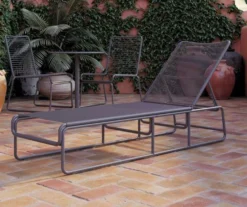 Nyla Charcoal Adjustable Wicker Chaise Patio Lounge -Garden Oasis 810541218 3