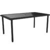 Lakewood Ranch Black Glass & Wicker Patio Dining Table -Garden Oasis 810541483 1