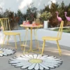 Heidi Yellow 3-Piece Bistro Patio Furniture Set -Garden Oasis 810541503 1