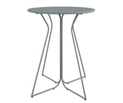 Heidi Light Gray 3-Piece Bistro Patio Furniture Set -Garden Oasis 810541505 8