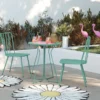 Heidi Turquoise 3-Piece Bistro Patio Furniture Set -Garden Oasis 810541506 1