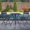 COSCO Outdoor Living Navy 3-Piece Folding Patio Seating Set -Garden Oasis 810541509 1