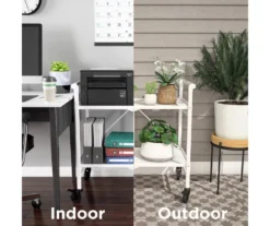 Cosco Outdoor Living Wheeled 2-Shelf Serving Cart -Garden Oasis 810541511 4