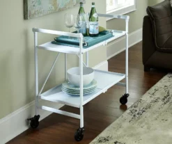 Cosco Outdoor Living Wheeled 2-Shelf Serving Cart -Garden Oasis 810541511 8