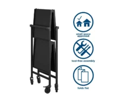 Cosco Outdoor Living Wheeled 2-Shelf Serving Cart -Garden Oasis 810541514 2