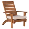 Sea Grove Brown Cushioned Patio Chair -Garden Oasis 810541596 A0 1