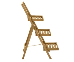 Sea Grove Brown 3-Shelf Planter Stand -Garden Oasis 810541600 3