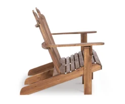 Flint Acorn Wood Patio Adirondack Double Bench -Garden Oasis 810541697 A1 3