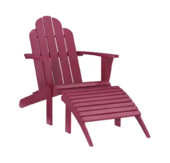 Flint Outdoor Adirondack Chair -Garden Oasis 810541704 810541701