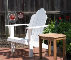 Flint Acorn Wood Patio Adirondack End Table -Garden Oasis 810541706 1