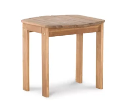 Flint Acorn Wood Patio Adirondack End Table -Garden Oasis 810541706 4