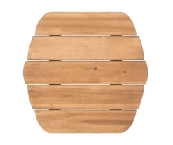 Flint Acorn Wood Patio Adirondack End Table -Garden Oasis 810541706 5