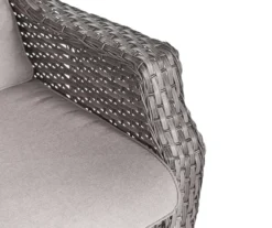 Real Living Rockbridge 3-Piece Cushioned Patio Glider & Side Table Set -Garden Oasis 810544190 3