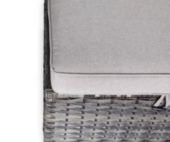 Real Living Rockbridge All-Weather Wicker Cushioned Patio Sofa & Ottoman Set -Garden Oasis 810544462 2