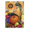 18" X 12.5" Cornucopia Harvest Garden Flag