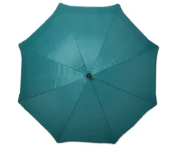 Real Living 7.5' Round Tilt Cafe Patio Umbrella -Garden Oasis 810546166 1