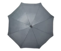 Real Living 7.5' Round Tilt Cafe Patio Umbrella -Garden Oasis 810546167 1