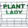 "Plant Lady" Black & Green Wall Pot Holder -Garden Oasis 810547503