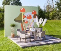 Asheville Wood Look Patio Dining Table -Garden Oasis 810547584 810547585 16