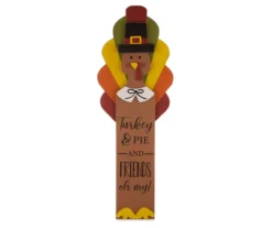 "Turkey & Pie" Pilgrim Turkey Standing Decor