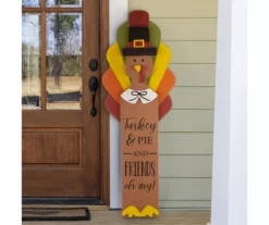 "Turkey & Pie" Pilgrim Turkey Standing Decor -Garden Oasis 810547807 7