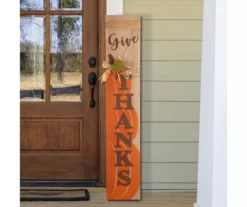 "Give Thanks" Pumpkins Vertical Decor -Garden Oasis 810547808 7