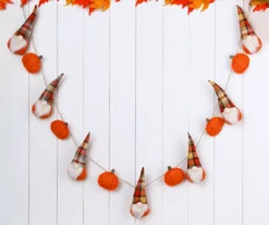 6' Fall Gnomes & Pumpkins Garland -Garden Oasis 810547815 7