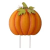 36" Oversize Orange Metal Pumpkin Yard Stake -Garden Oasis 810547849 A0 1