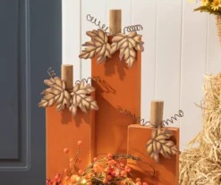 "Welcome" Light-Up Wreath Pumpkin Decor -Garden Oasis 810547855 A0 5