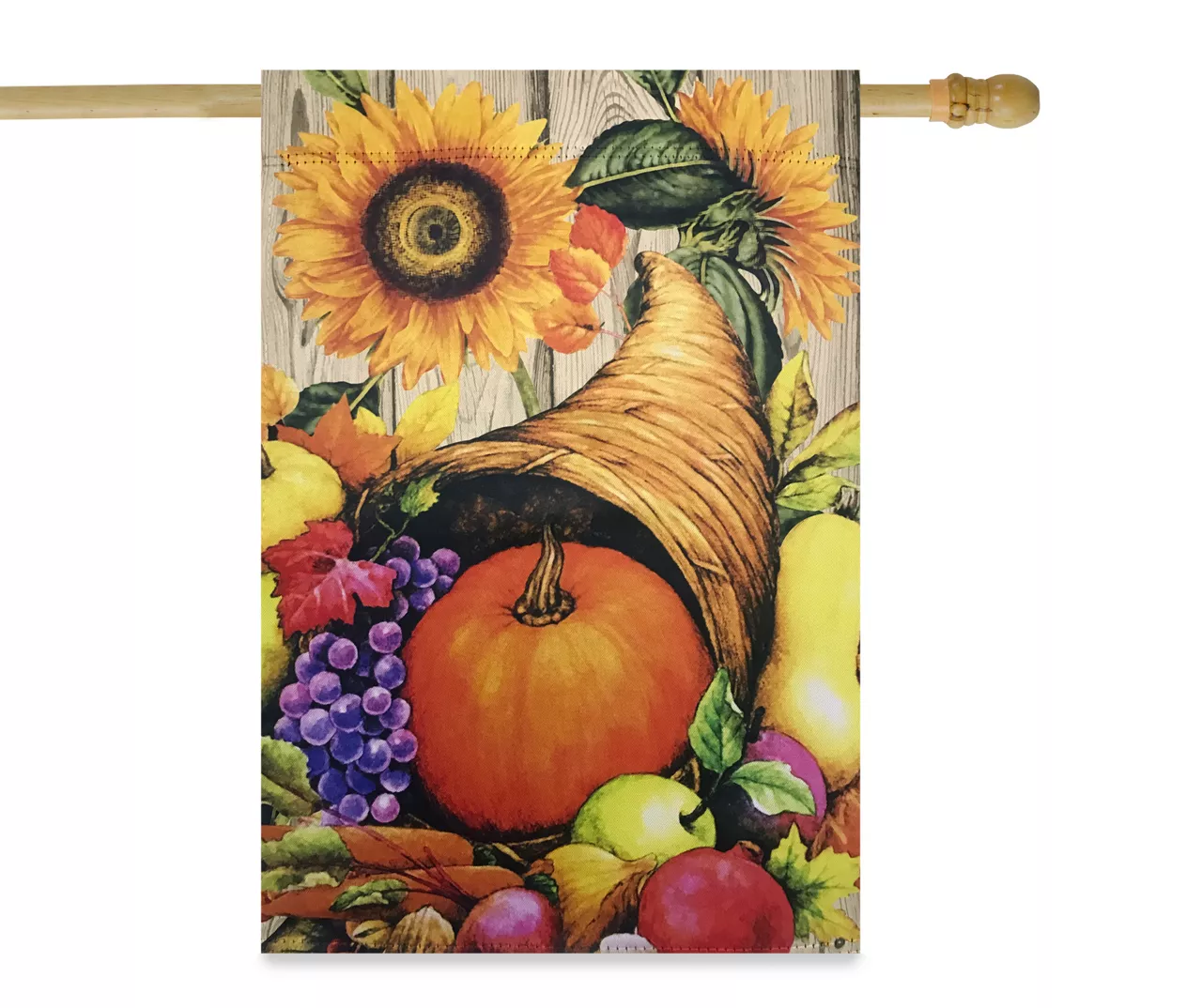 40" X 28" Autumn Harvest Cornucopia House Flag 4 40" X 28" Autumn Harvest Cornucopia House Flag - Image 2