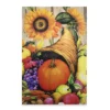 40" X 28" Autumn Harvest Cornucopia House Flag -Garden Oasis 810548090