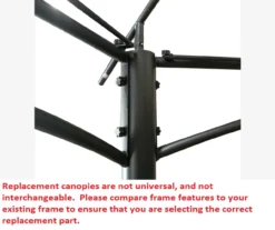 Heritage Hexagon Gazebo Replacement Riplock Canopy -Garden Oasis 810548647 6