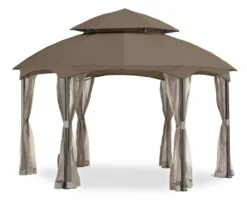 Heritage Hexagon Gazebo Replacement Riplock Canopy -Garden Oasis 810548647 8